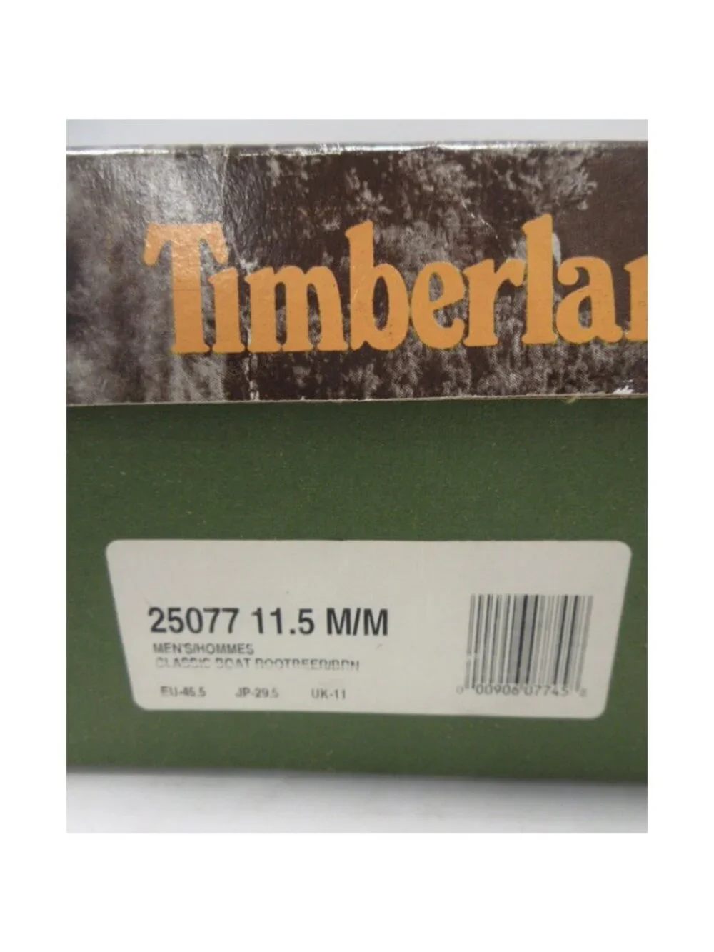 Timberland Boat Shoes 11.5 2 Eye Loafer Leather Moccasin 25077 w/ Box